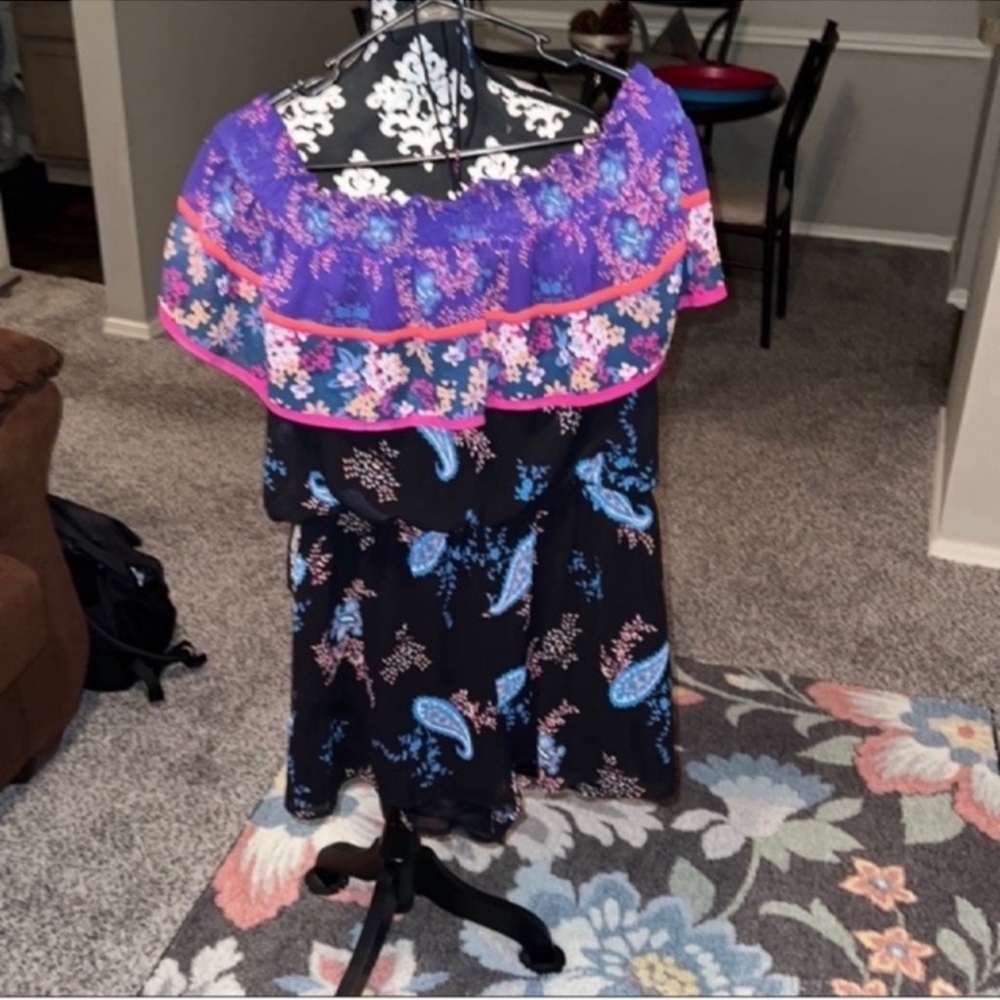 Express Floral Off the shoulder romper